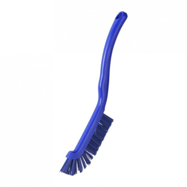 Siauras kietas šepetys Haug, mėlynas, 22 cm